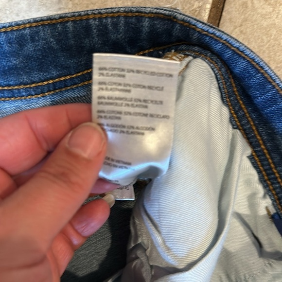 Pilcro Anthropologie Slim Boyfriend Crop Jeans 27 Straight Destroy - Picture 5 of 8